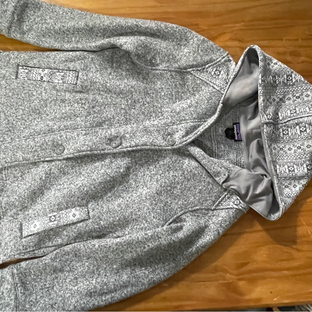 Patagonia Gray Hooded Jacket